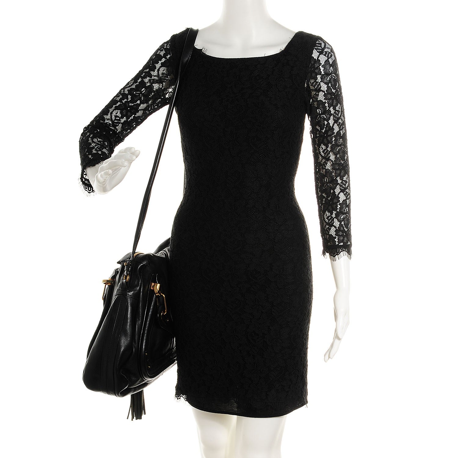 Chloe Calfskin Large Paraty Tassel Black 2 of 9