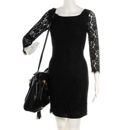 Chloe Calfskin Large Paraty Tassel Black 2 of 9