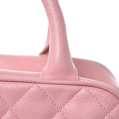 Chanel Caviar Quilted Small Bowler Pink 14 of 15