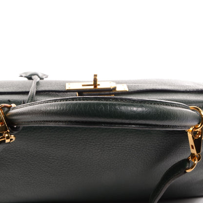 Hermes Togo Kelly Retourne 35 Vert Fonce 8 of 29