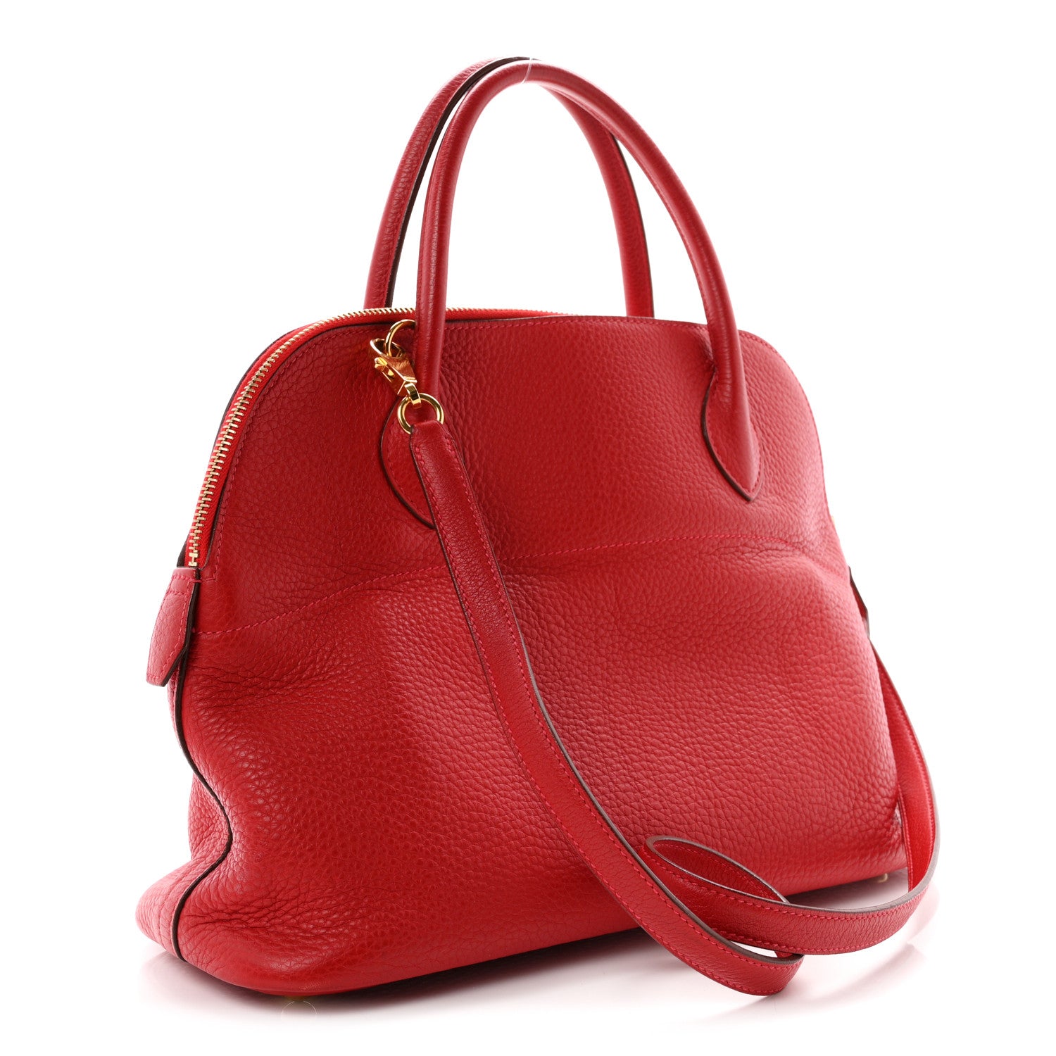 Hermes Taurillon Clemence Bolide 31 Rouge Vif 3 of 12