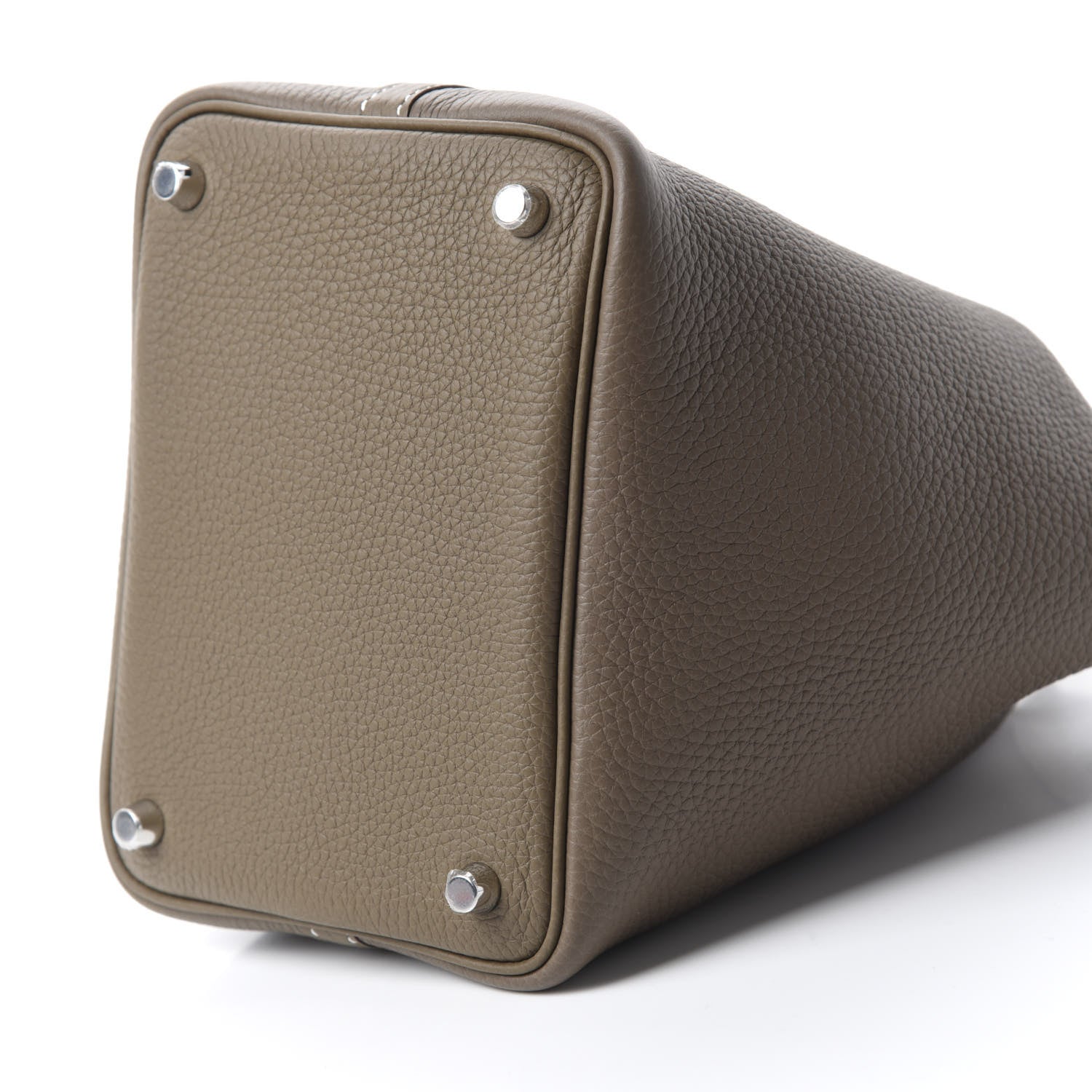 Hermes Taurillon Clemence Picotin Lock 18 PM Etoupe 7 of 11