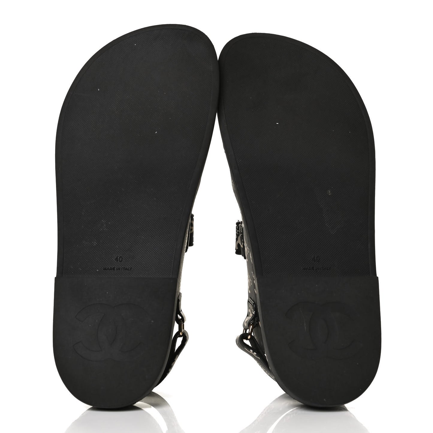 Rubber CC Dad Sandals 40 Black