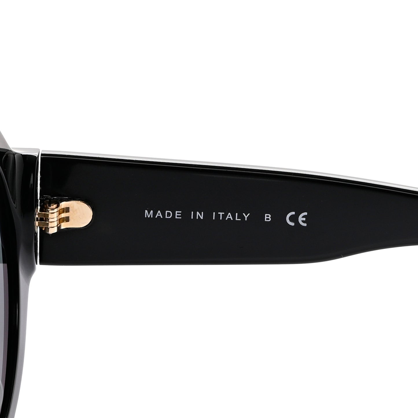 Acetate Polarized Round Sunglasses 5410 Black