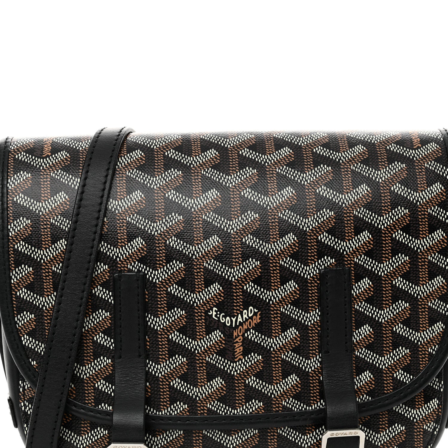 Goyard Goyardine Belvedere PM Messenger Bag Black 7 of 14
