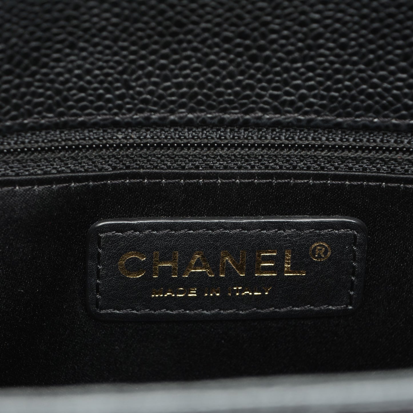 Caviar Quilted Grand Shopping Tote GST Black