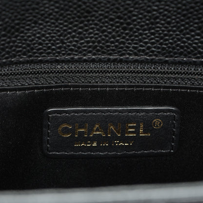 Chanel Caviar Quilted Grand Shopping Tote GST Black 6 of 7