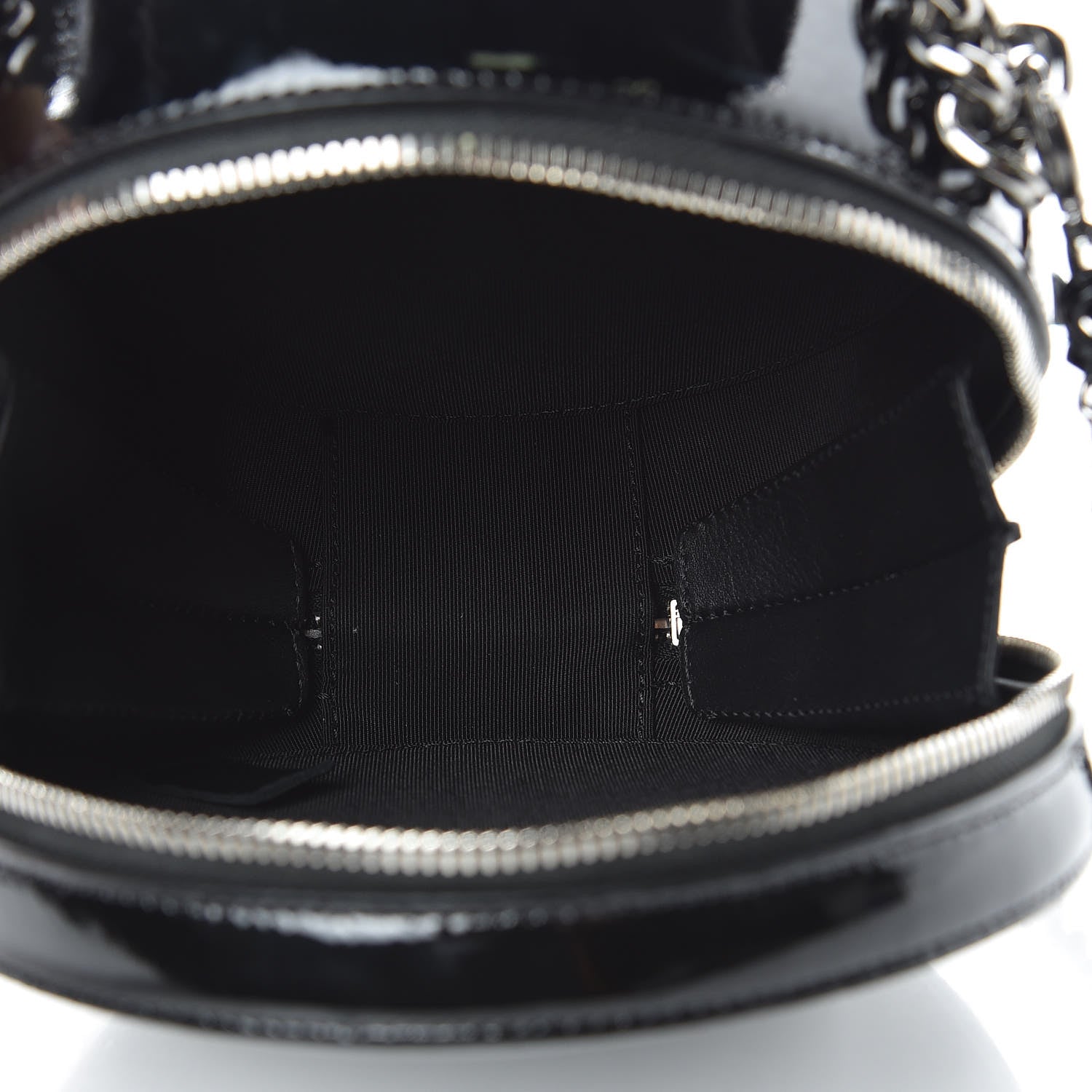Chanel Patent Round As Earth Evening Bag Black 5 of 9