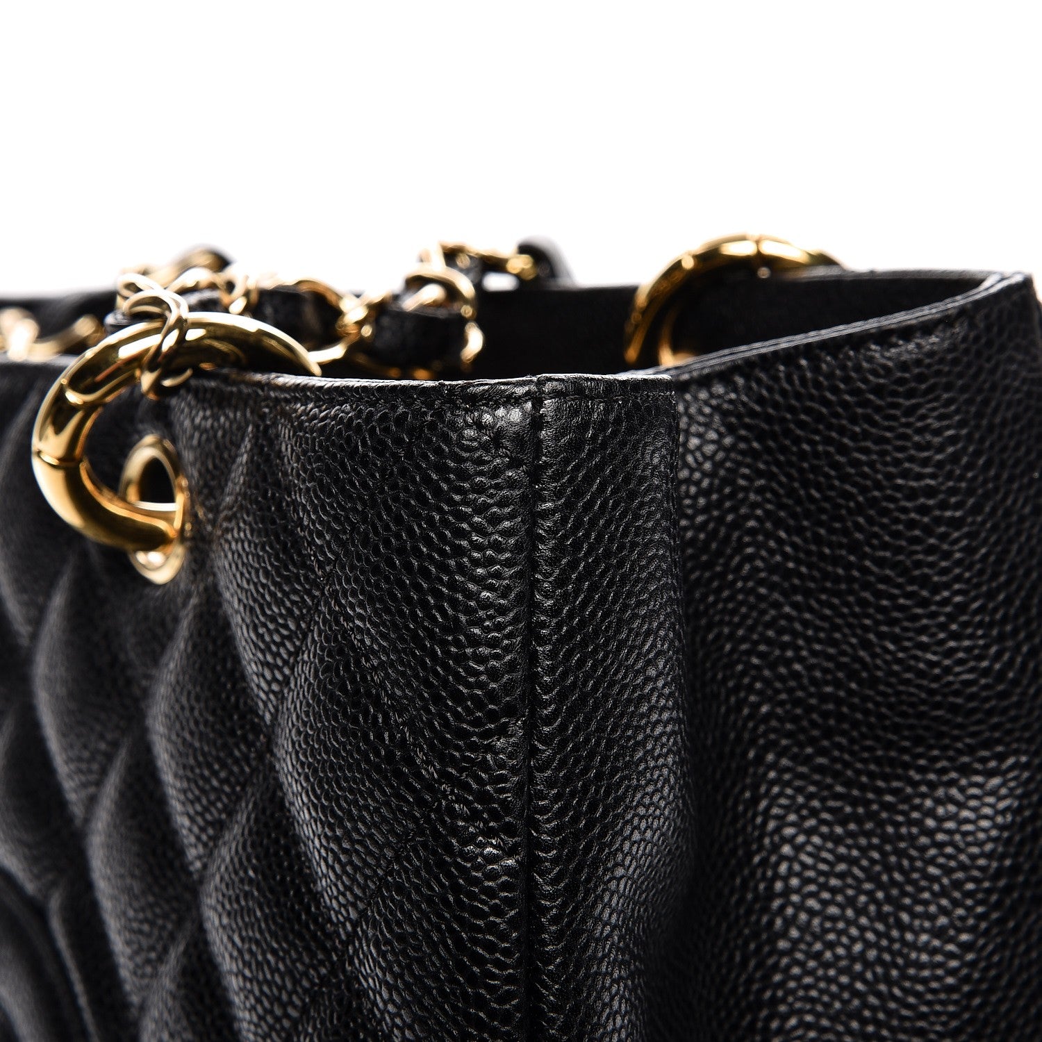 Chanel Caviar Quilted Grand Shopping Tote GST Black 9 of 10