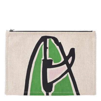 Hermes Toile Flat Waikiki Pouch 1 of 7