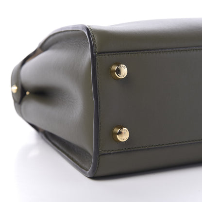 Fendi Vitello Tahiti Burro Medium Peekaboo Iconic Essentially Satchel Asparago Camelia 9 of 11