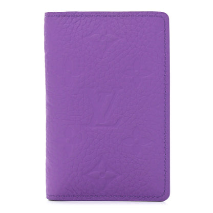 Louis Vuitton Taurillon Monogram Pocket Organizer Violet 1 of 8