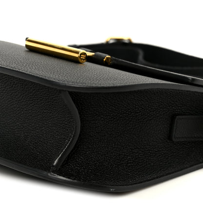 Tom Ford Grained Calfskin Mini T Clasp Tara Crossbody Bag Black 9 of 9