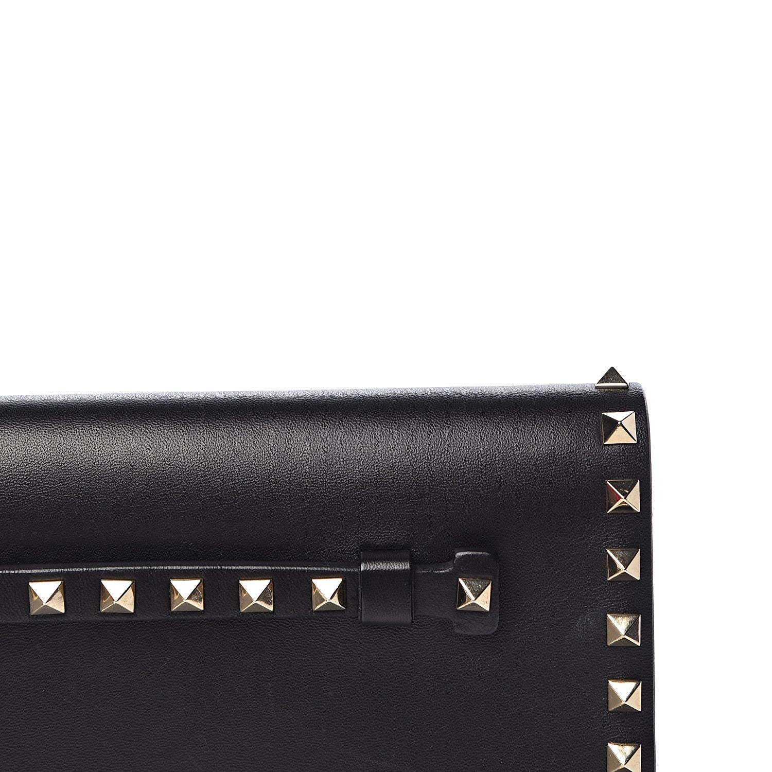 Valentino Garavani Nappa Rockstud Wristlet Clutch Black 12 of 15