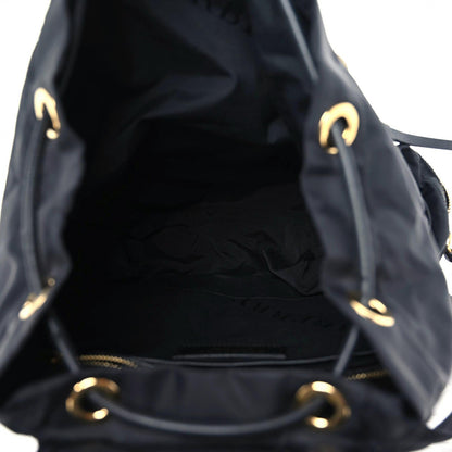 Burberry Nylon Medium Rucksack Runway Backpack Black Gold 5 of 22
