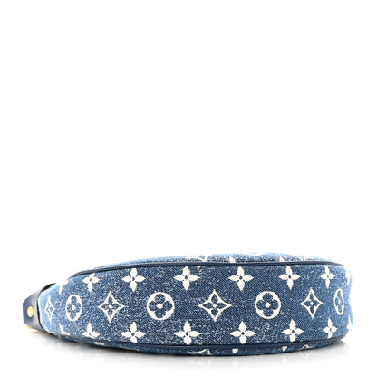 Louis Vuitton Monogram Jacquard Denim Loop Bleu 4 of 10