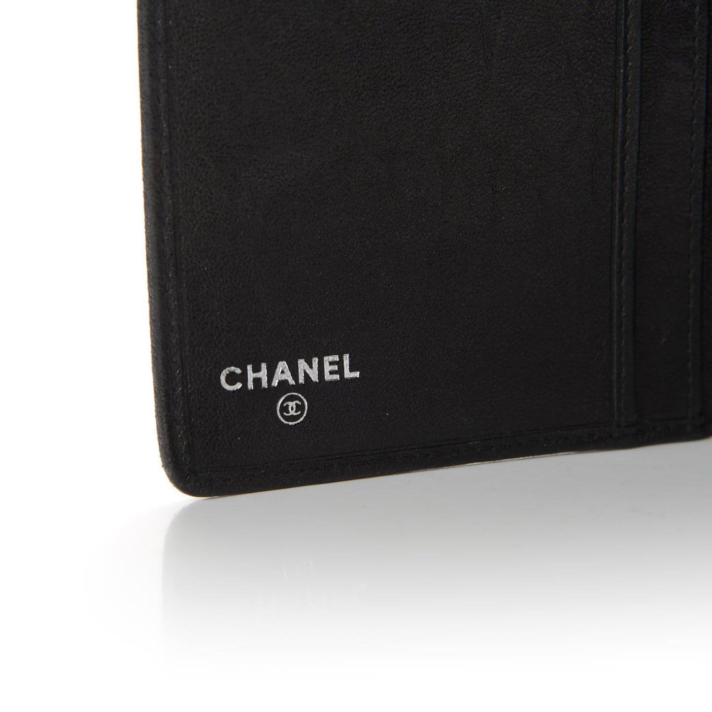 Goatskin CC Yen Wallet Black