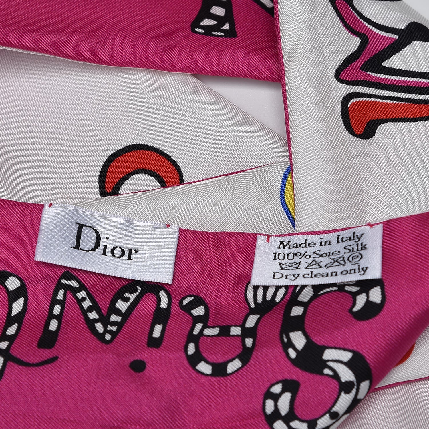 Christian Dior Niki Art Love Mitzah Scarf 3 of 3