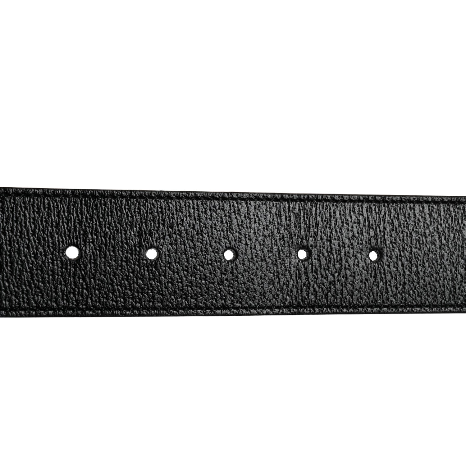 Gucci Textured Calfskin Double G 40mm Belt 105 42 Black 5 of 5