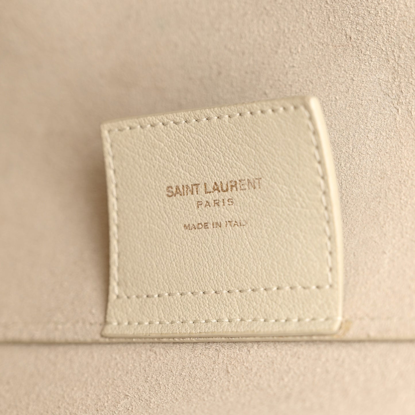 Calfskin Large Shopping Tote Porcellana