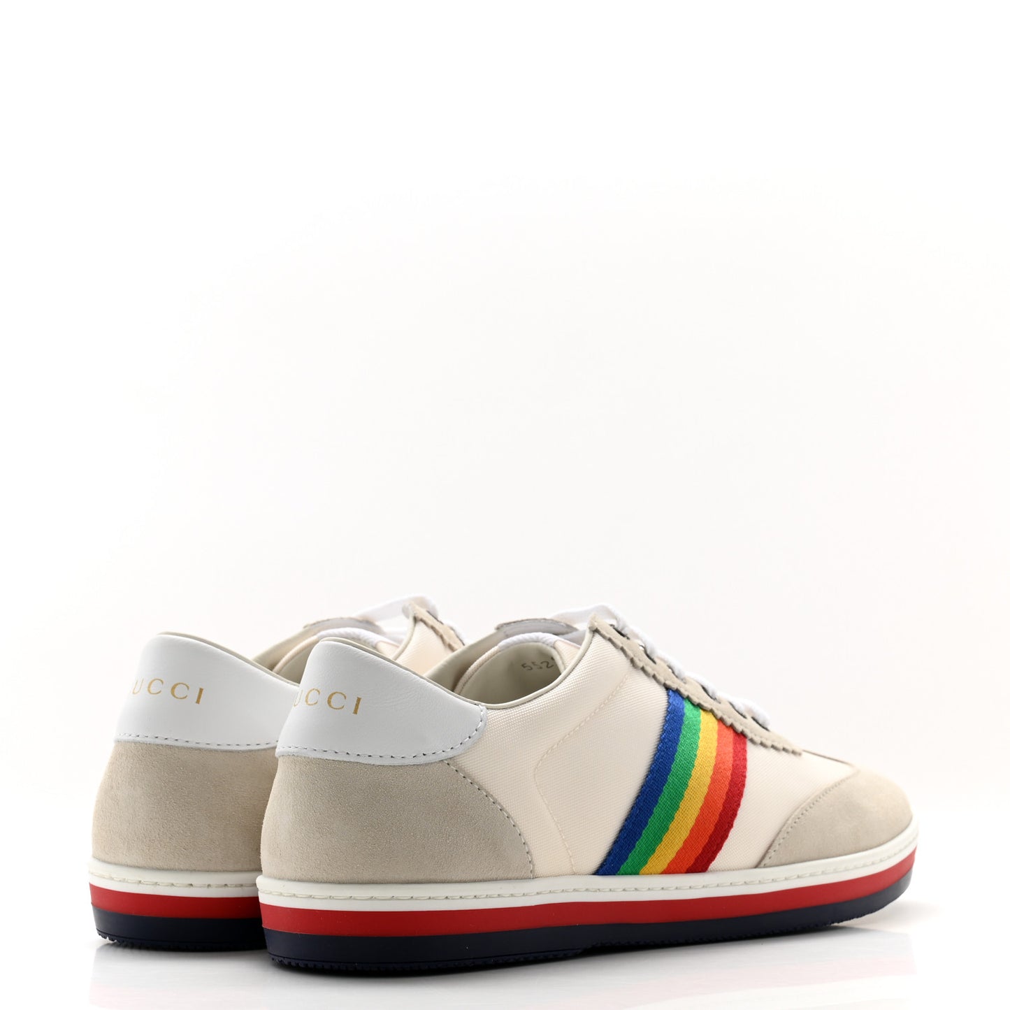 Suede Rainbow Womens G74 Sneakers 38 White