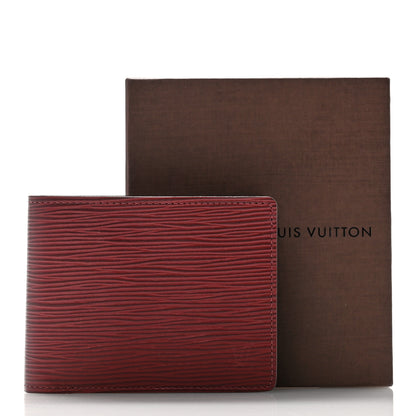 Louis Vuitton Epi Multiple Wallet Bordeaux 8 of 8