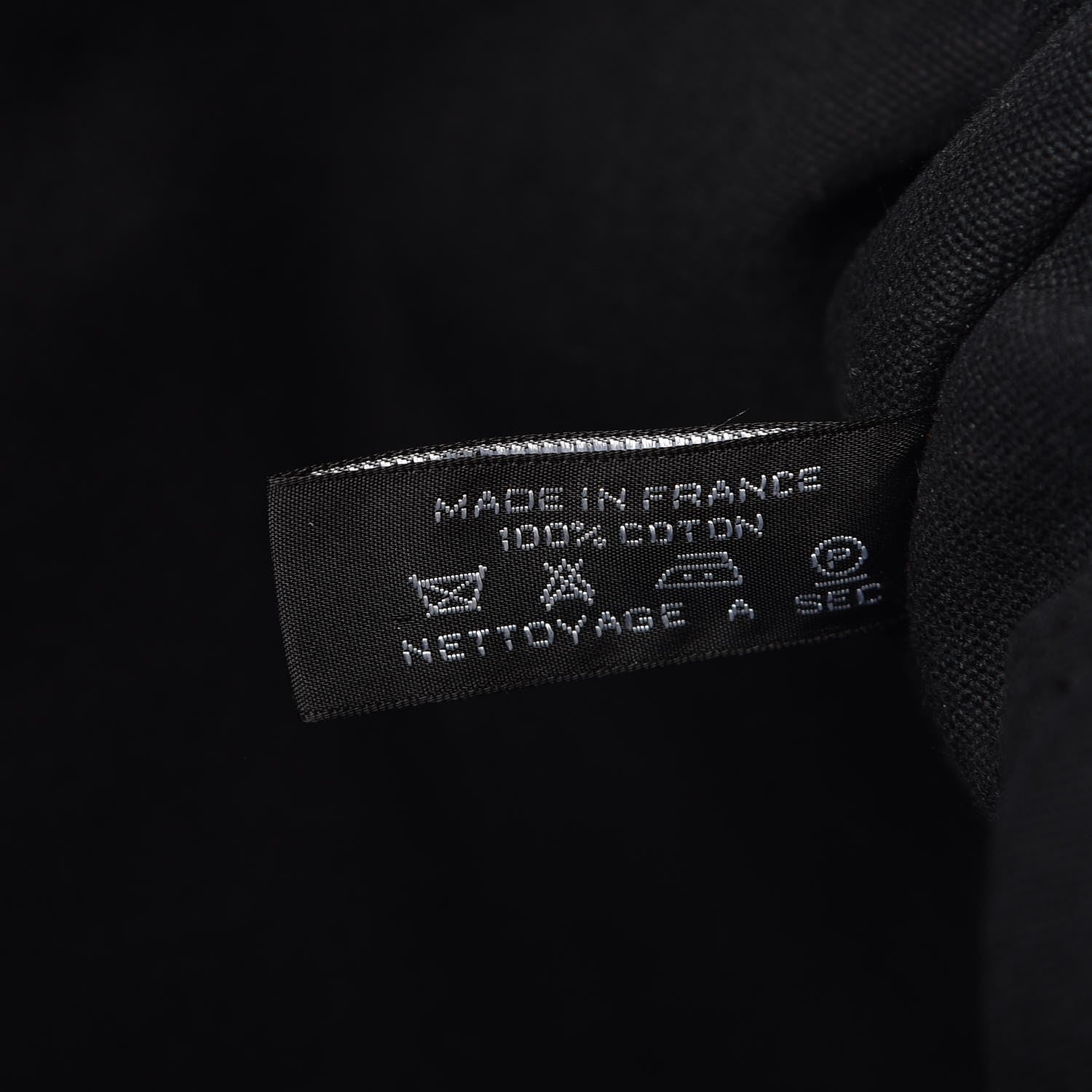 Hermes Canvas Fourre Tout MM Black 7 of 11
