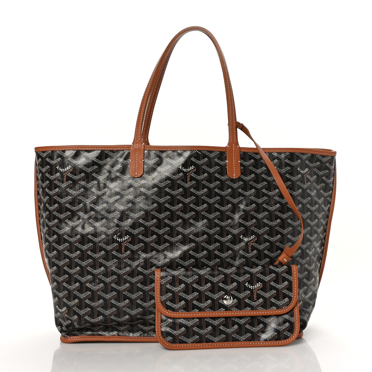 Goyard Goyardine Reversible Anjou PM Black Gold 3 of 16
