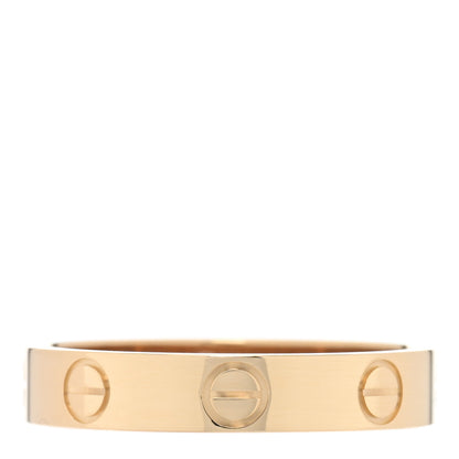 Cartier 18K Yellow Gold 3.5mm LOVE Wedding Band Ring 52 6 1 of 5