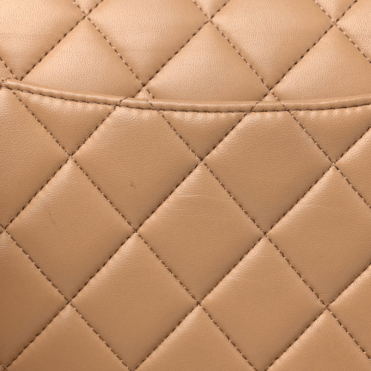 Chanel Lambskin Quilted Jumbo Double Flap Beige Clair 15 of 15