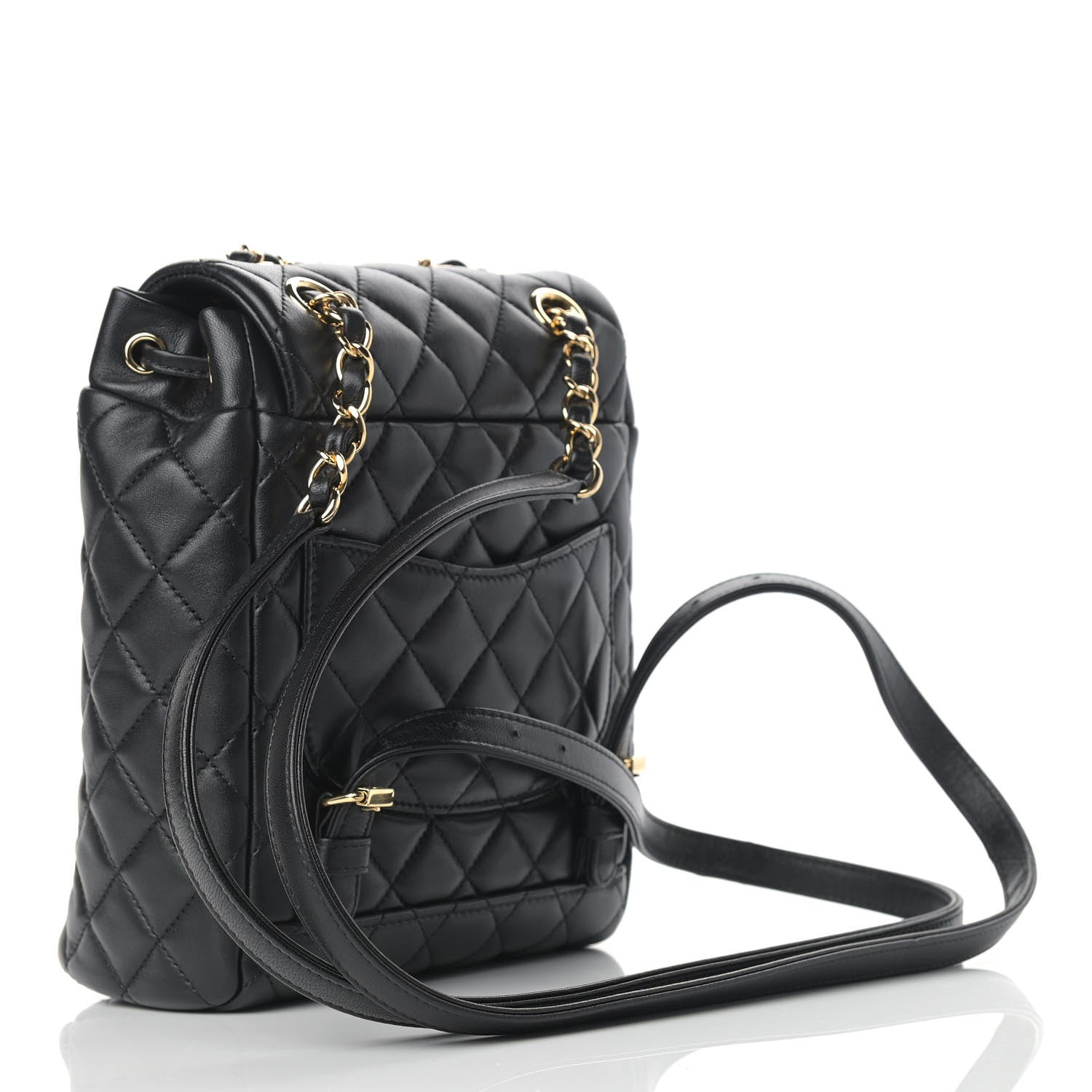 Chanel Lambskin Quilted Small Urban Spirit Backpack Black 3 of 11