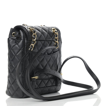 Chanel Lambskin Quilted Small Urban Spirit Backpack Black 3 of 11
