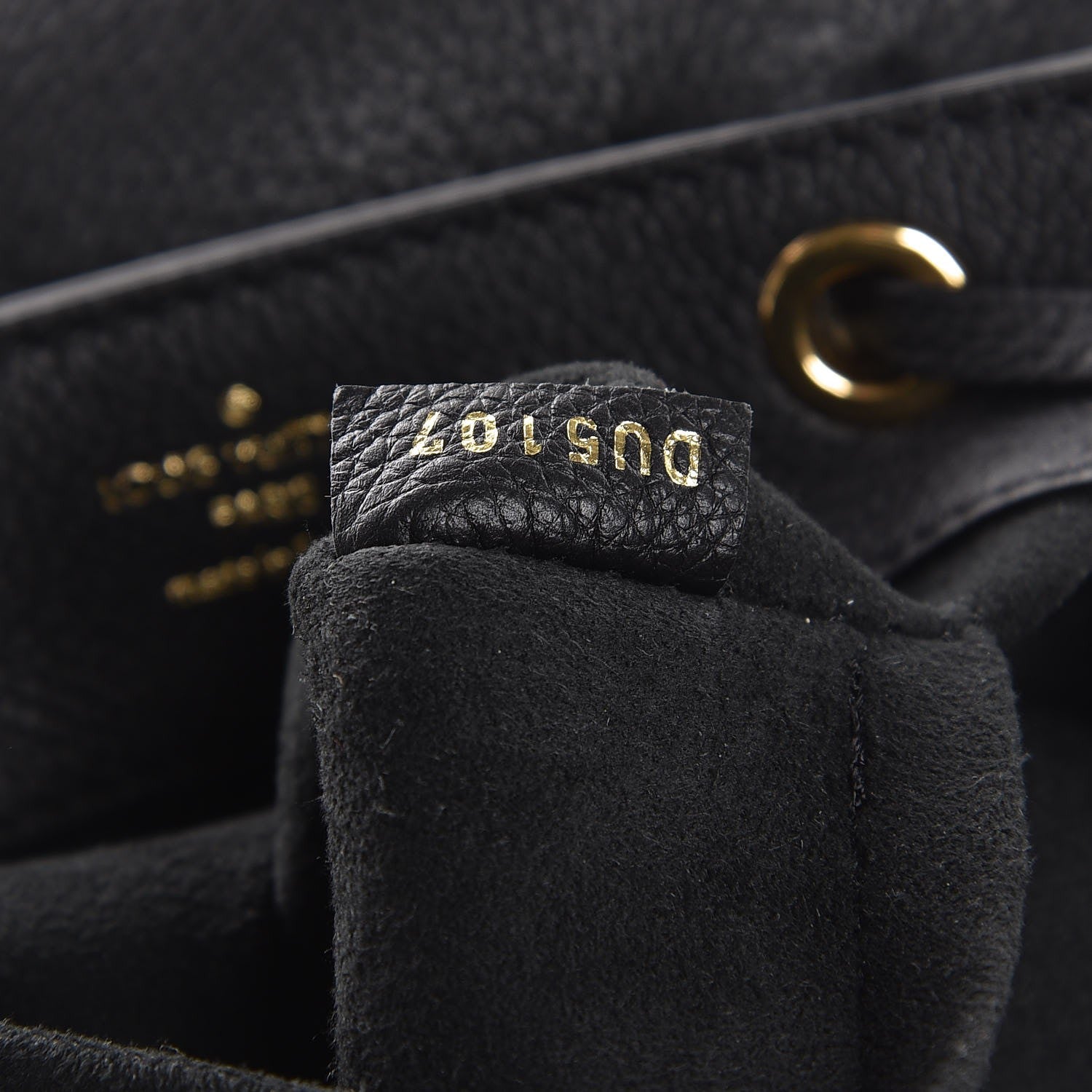 Louis Vuitton Calfskin Lockme Mini Backpack Black 8 of 8