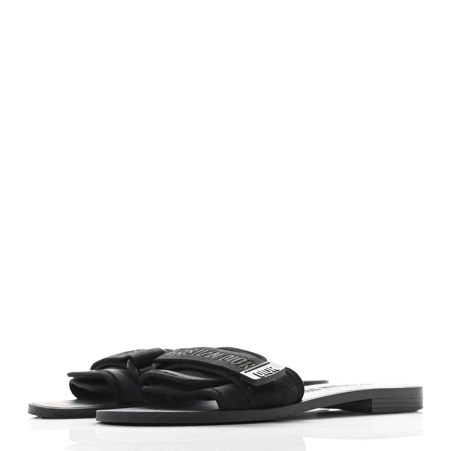 Technical Stretch Fabric Camouflage Dio(r)evolution Slide Sandals 39 Black Military