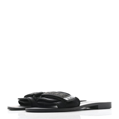 Christian Dior Technical Stretch Fabric Camouflage Dio(r)evolution Slide Sandals 39 Black Military 3 of 7