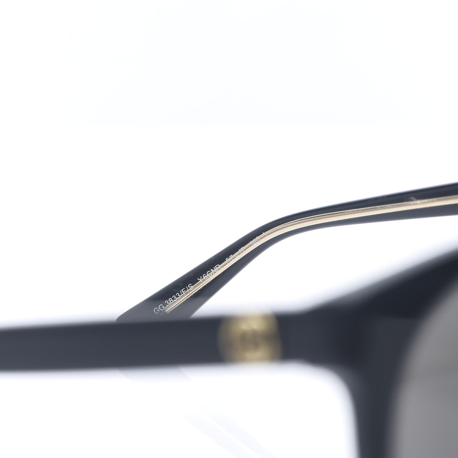 Gucci Round GG3833/FS Sunglasses Black 6 of 6