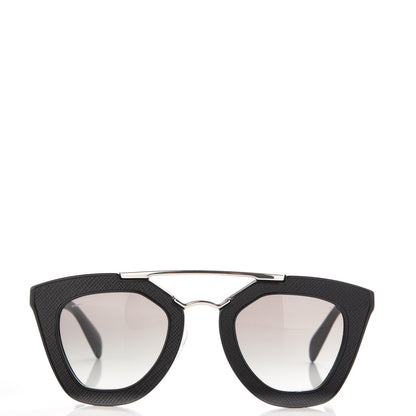 Prada Saffiano Cinema Sunglasses SPR 14S Black 2 of 8