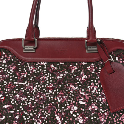 Louis Vuitton Sequin Monogram Sunshine Express North South Burgundy 7 of 14