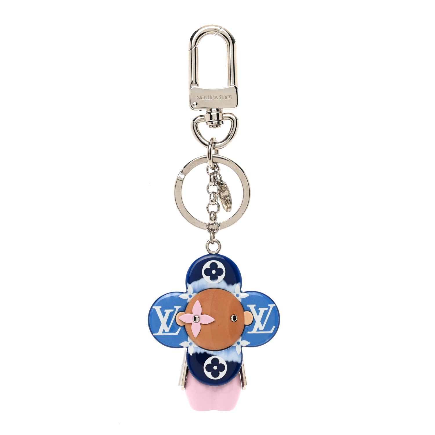Louis Vuitton Giant Monogram Vivienne Bag Charm Key Holder Blue 1 of 3