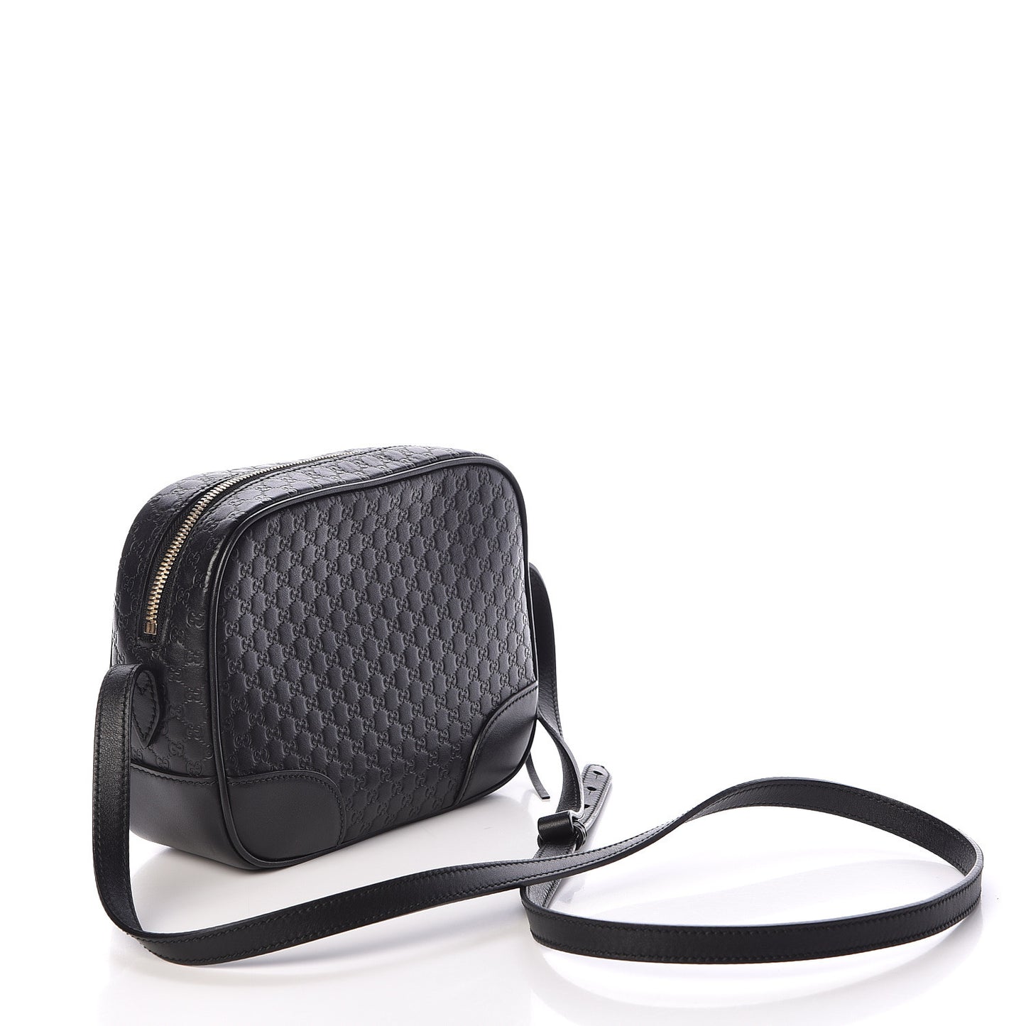 Microguccissima Mini Bree Messenger Bag Black