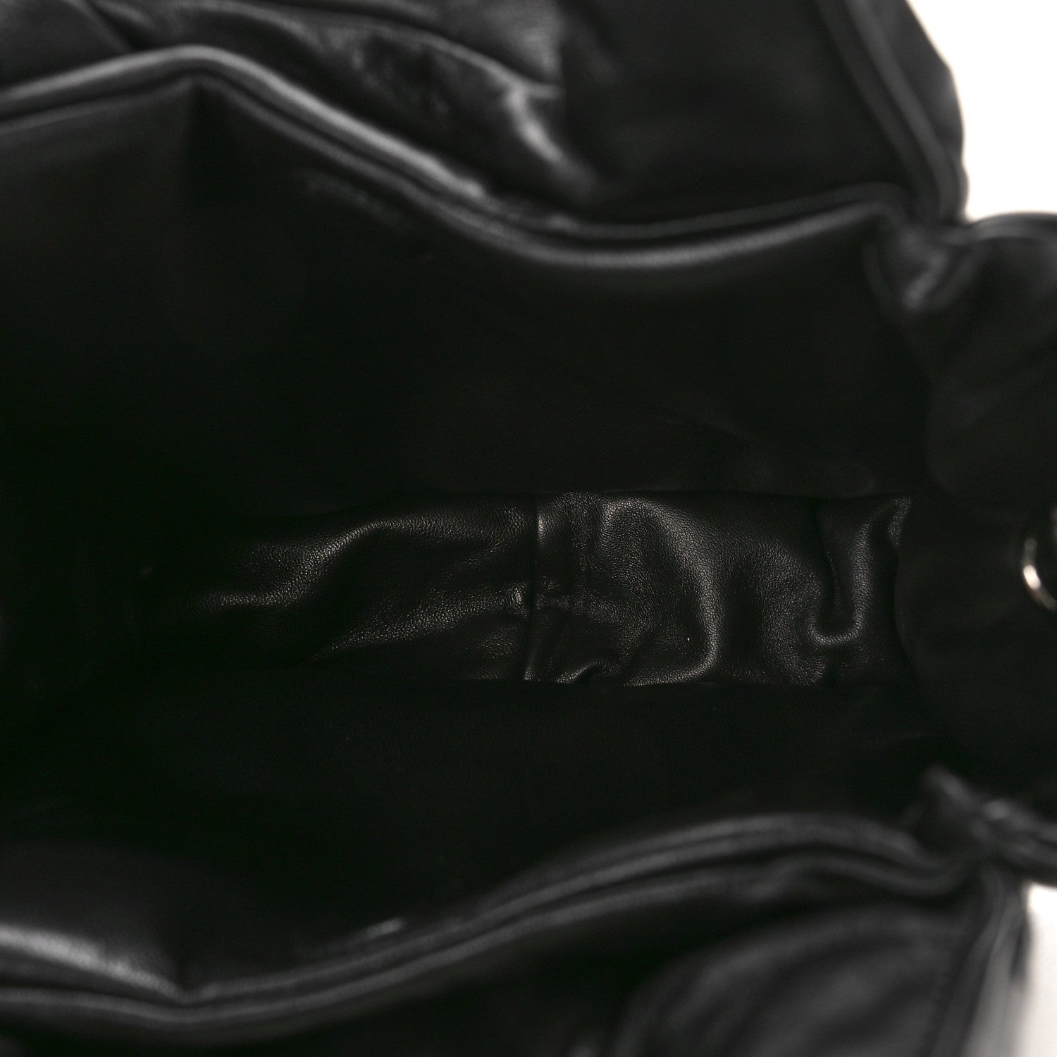 Prada Nappa Soft Padded Small Double Handled Shoulder Bag Black 5 of 8