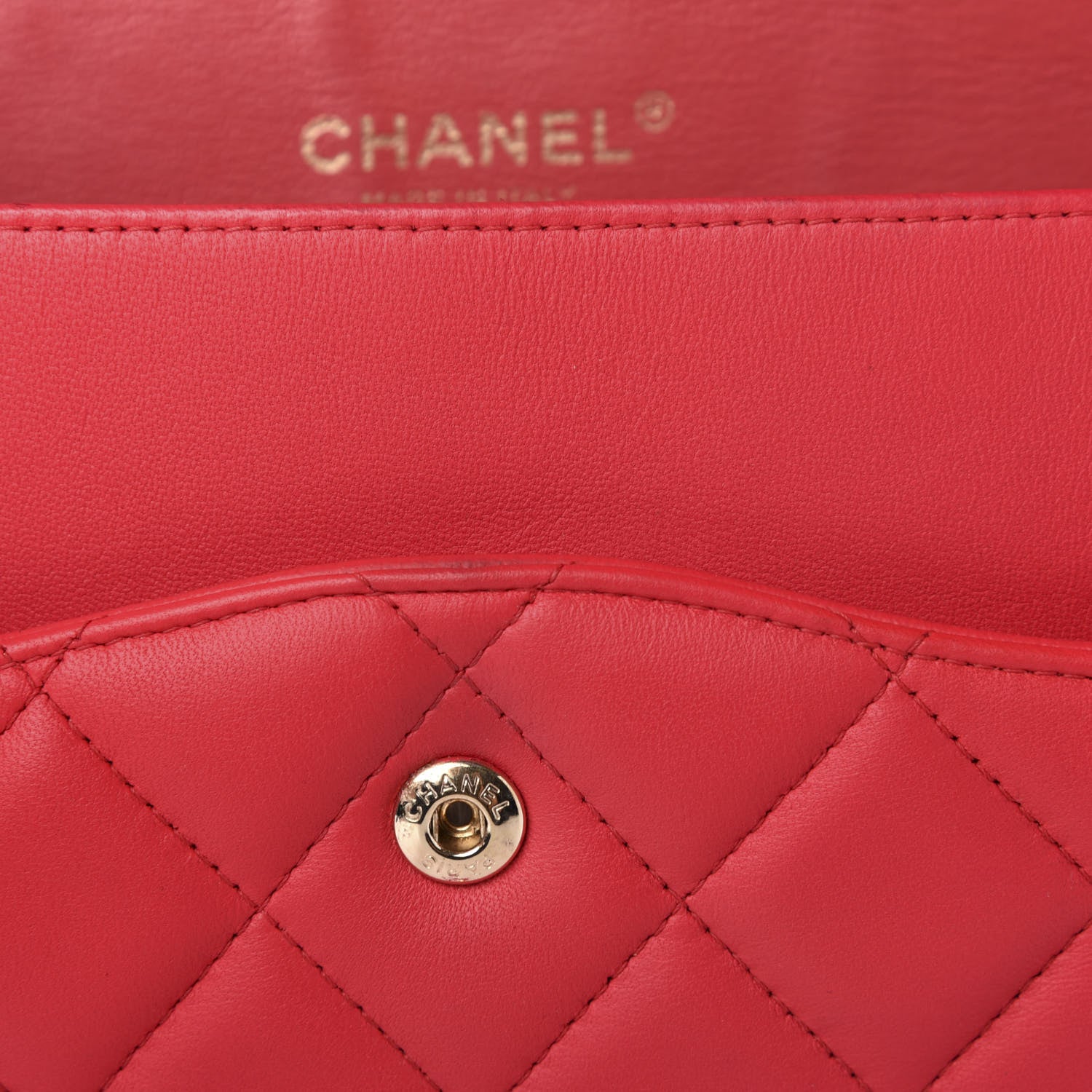 Chanel Lambskin Quilted Jumbo Double Flap Pink 8 of 14