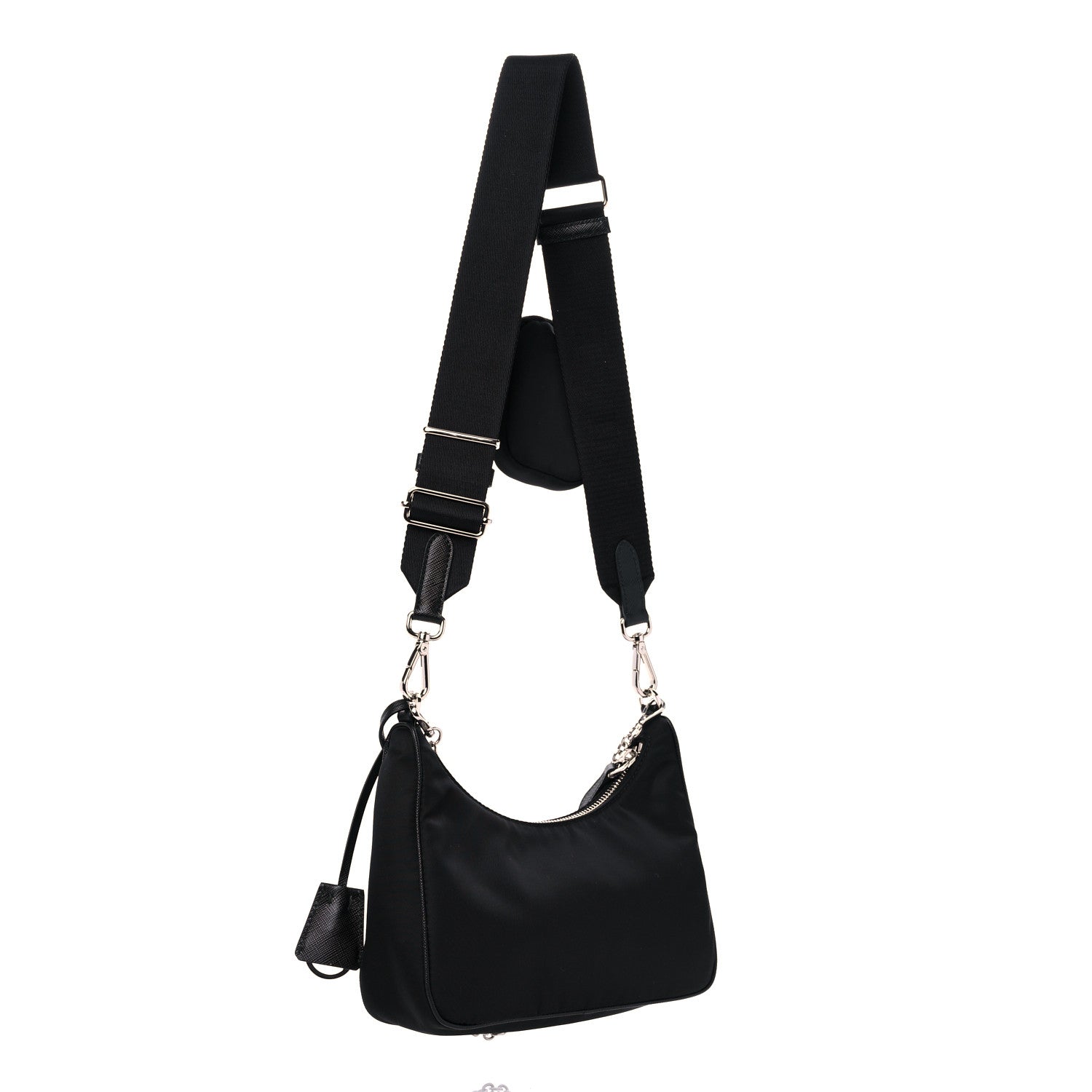 Prada Nylon Re-Edition 2005 Shoulder Bag Black 3 of 8