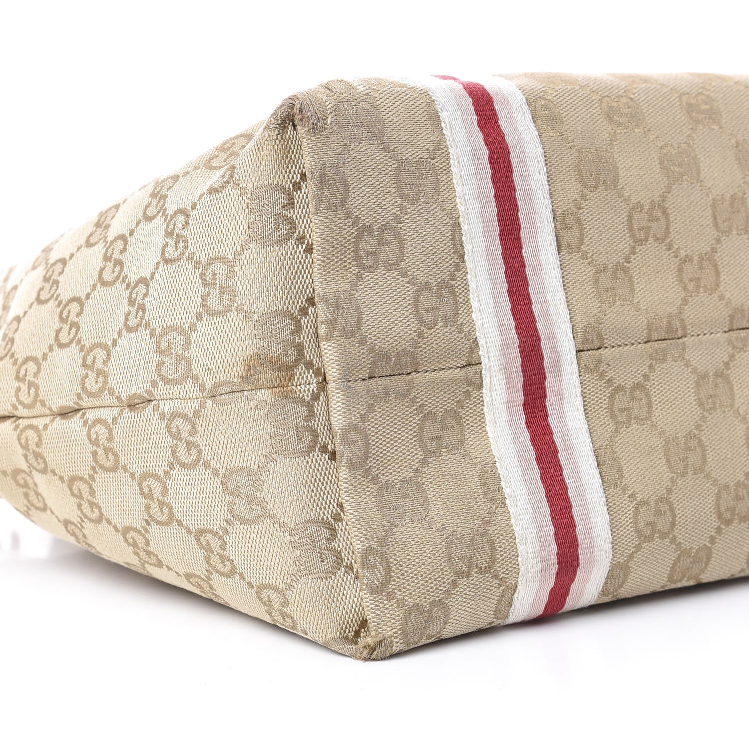 Gucci Monogram Medium Jolicoeur Tote White 8 of 10