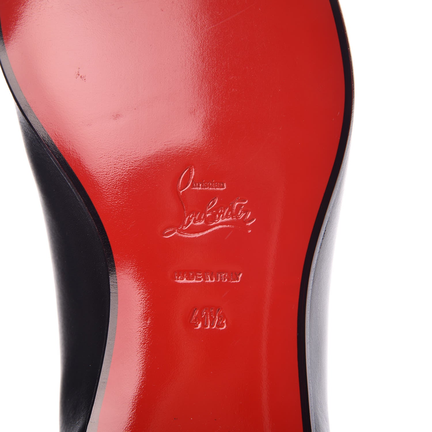 Christian Louboutin Calfskin Mens Greggo Flat Oxfords 41.5 Black 6 of 15