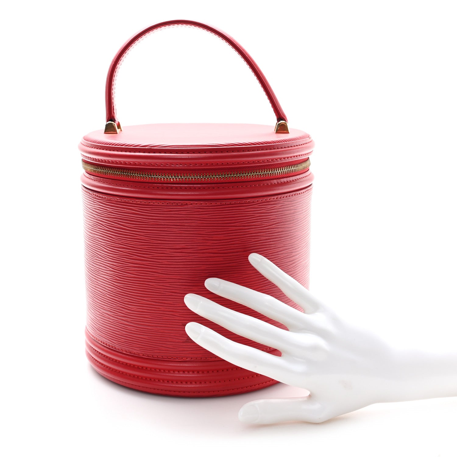 Louis Vuitton Epi Cannes Castillan Red 2 of 8