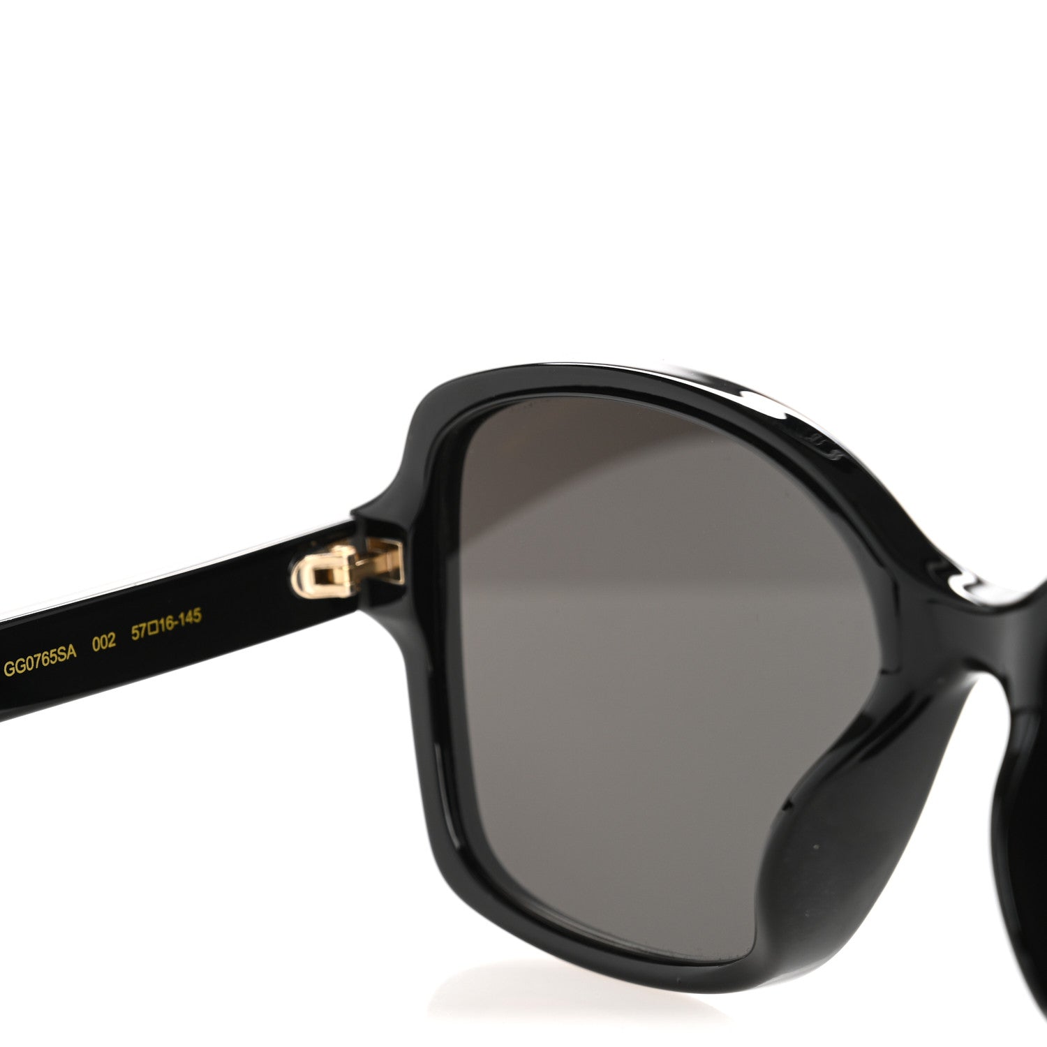 Gucci Acetate Square Sunglasses GG0765SA Black 6 of 9