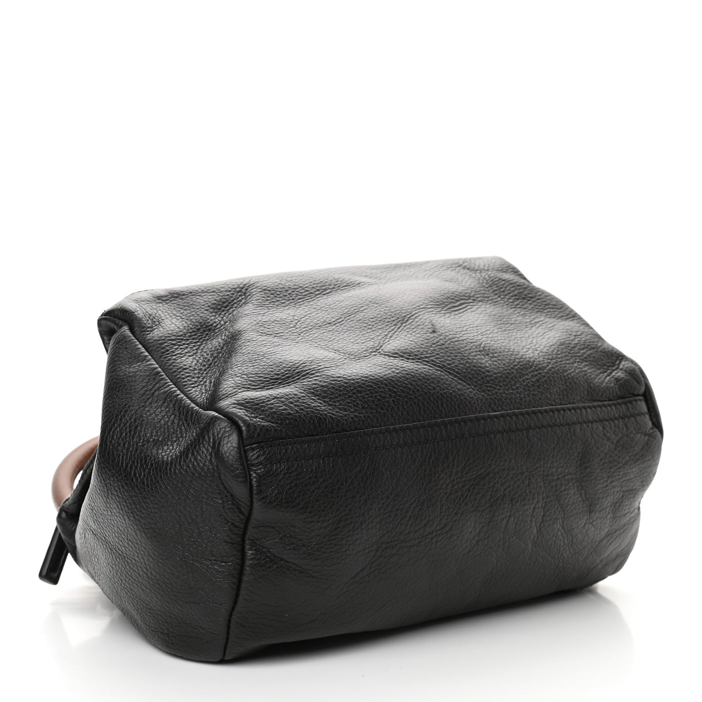 Calfskin Small Studded Pandora Black Brown