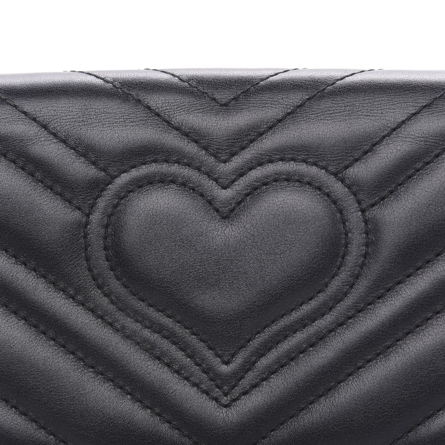 Calfskin Matelasse GG Marmont Mini Bag Black