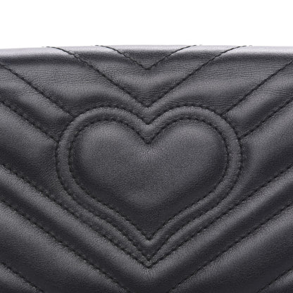 Gucci Calfskin Matelasse GG Marmont Mini Bag Black 9 of 15